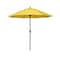 California Umbrella 7.5' Bronze Aluminum Market Patio Umbrella, Olefin Lemon 194061336533 - alternate 1